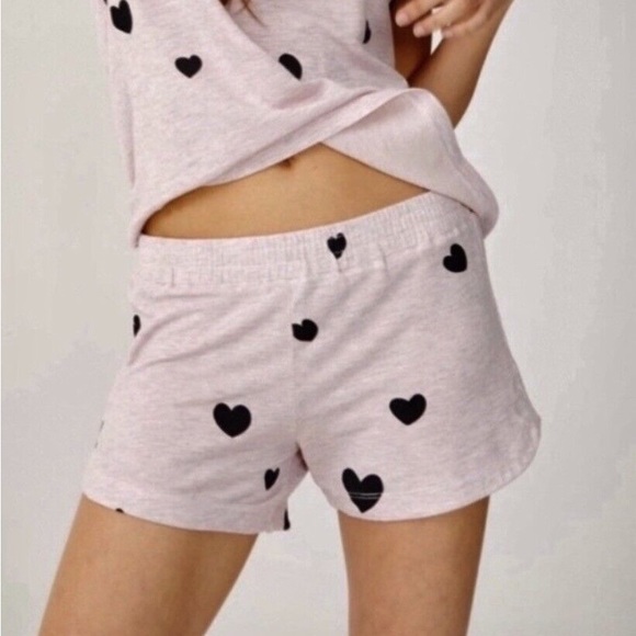 Monrow Matching Pink Heart Set - Picture 1 of 5